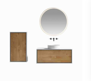 Single countertop mounted bathroom cabinet WBL-0811 Single countertop mounted bathroom cabinet WBL-0811