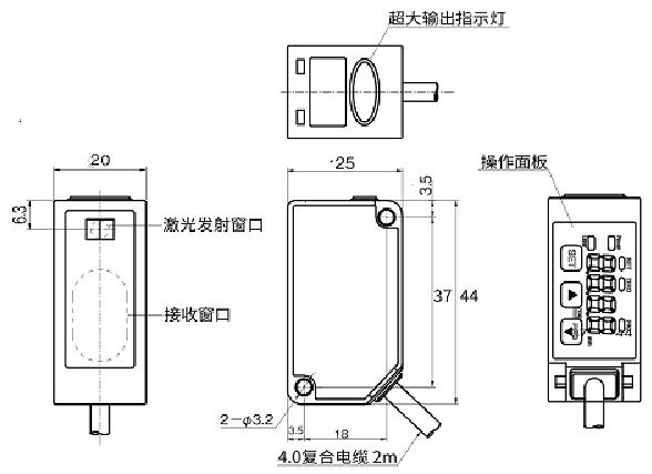 LS-F series Laser distance sensor