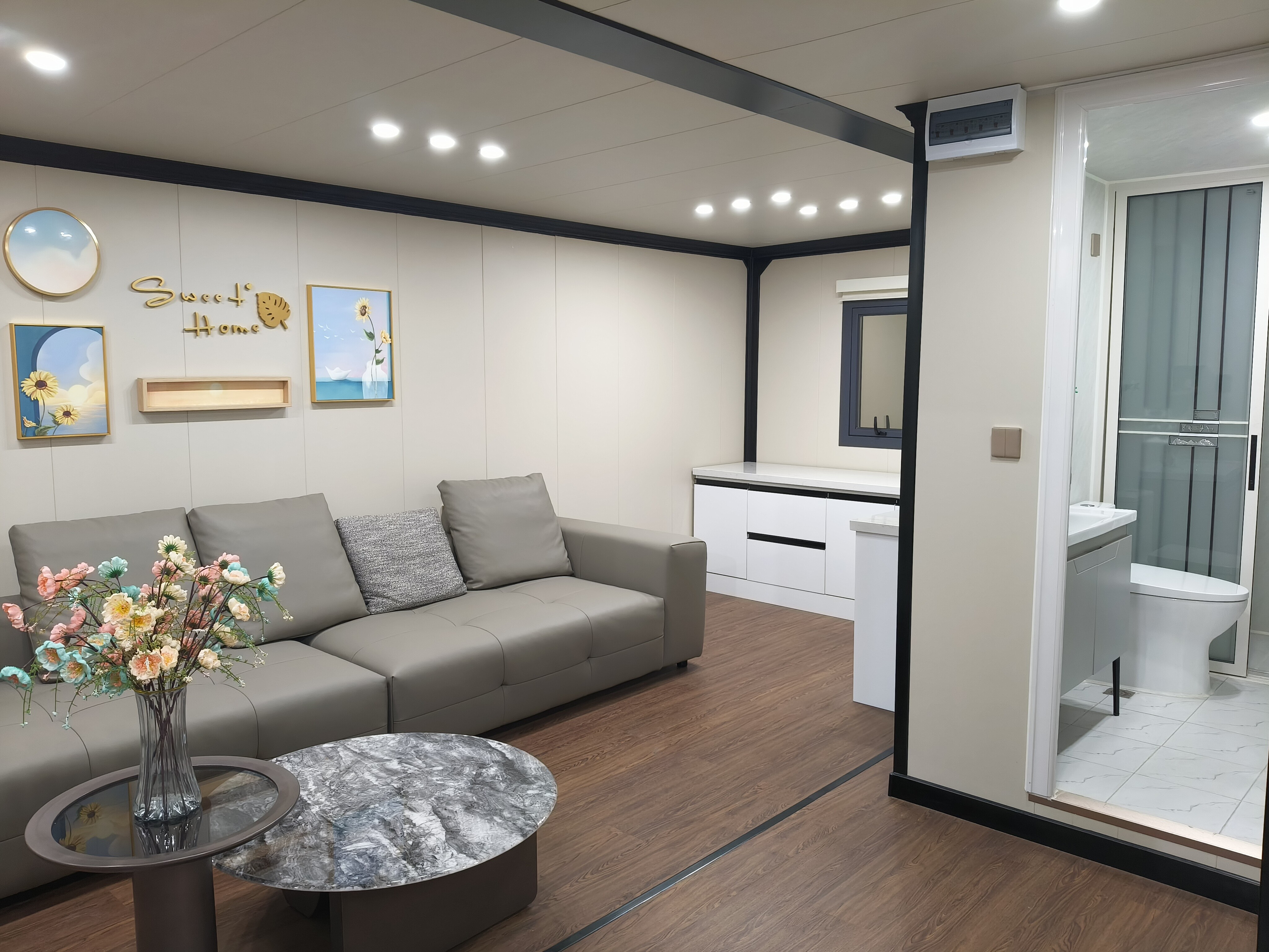 Maison pliante de 40 pieds