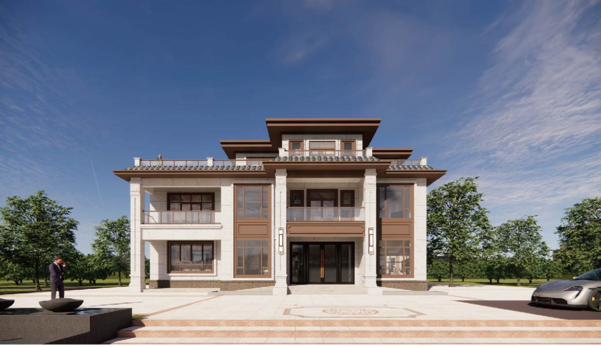 Luxury Comfortable Prefab House Quick Assemable Light Steel Villa Prefabricated Light Gauge Steel Frame House