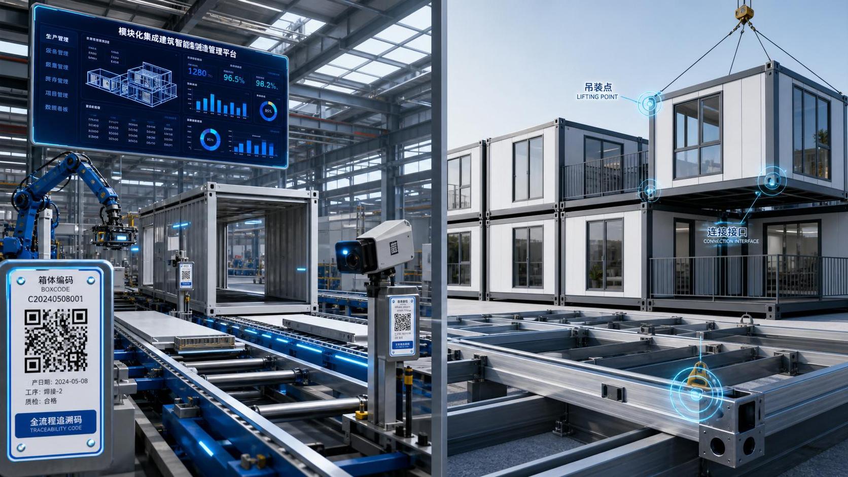 Construction préfabriquée intégrée intelligente: Là où le contrôle numérique apporte une valeur réelle