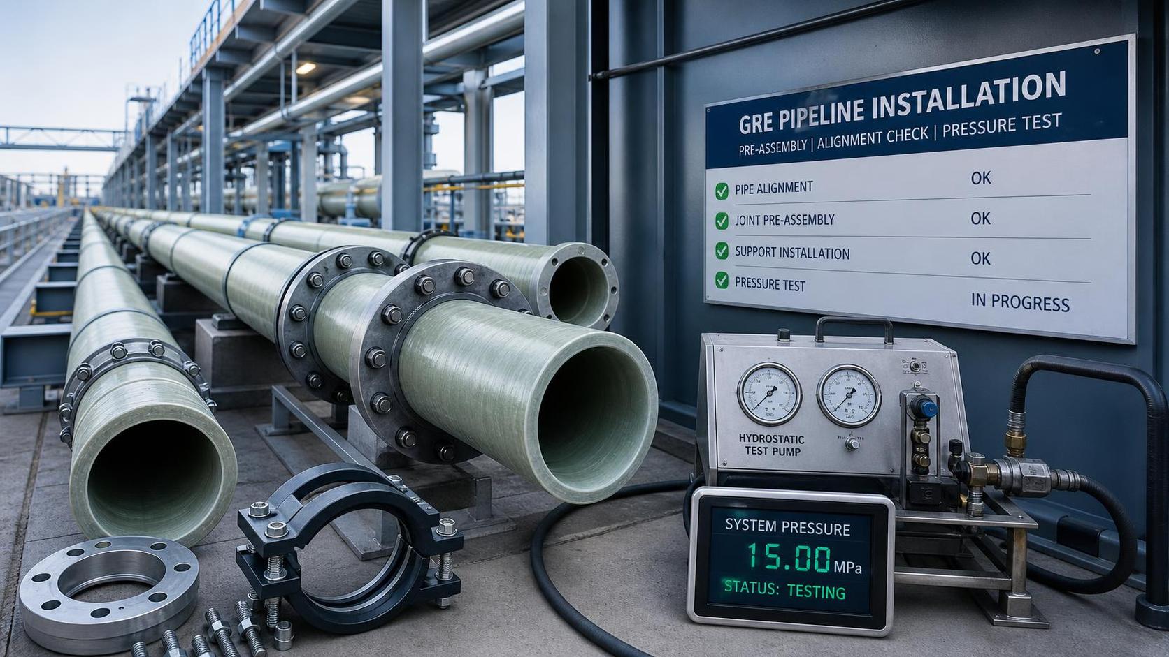 GRE Pipe Installation Checks for Field Reliability