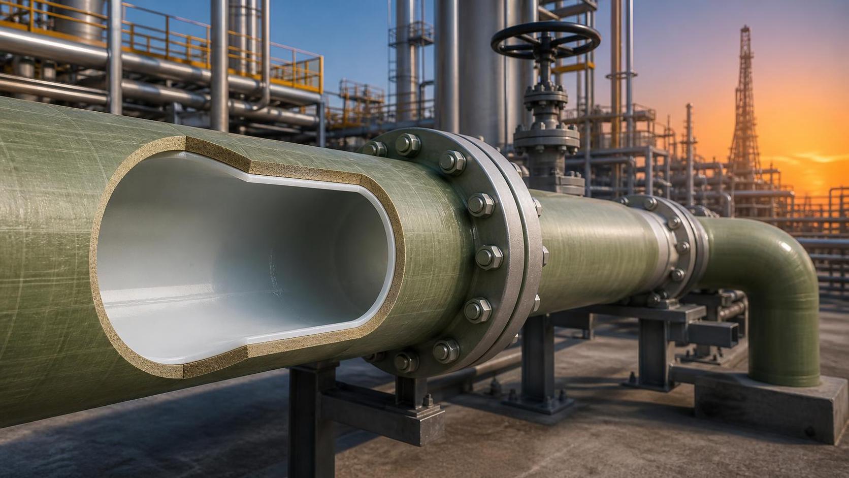 How GRE pipes for oil and gas handle internal corrosion over time