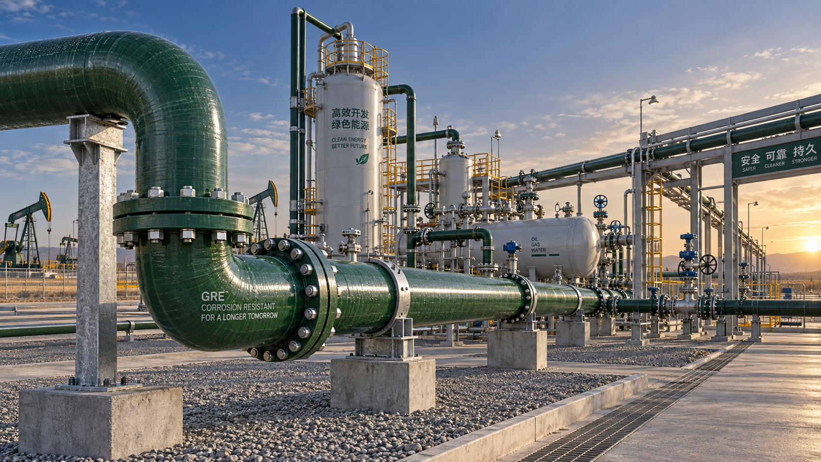 Choosing Fiberglass Pipe for High-Pressure Oilfield Flowlines