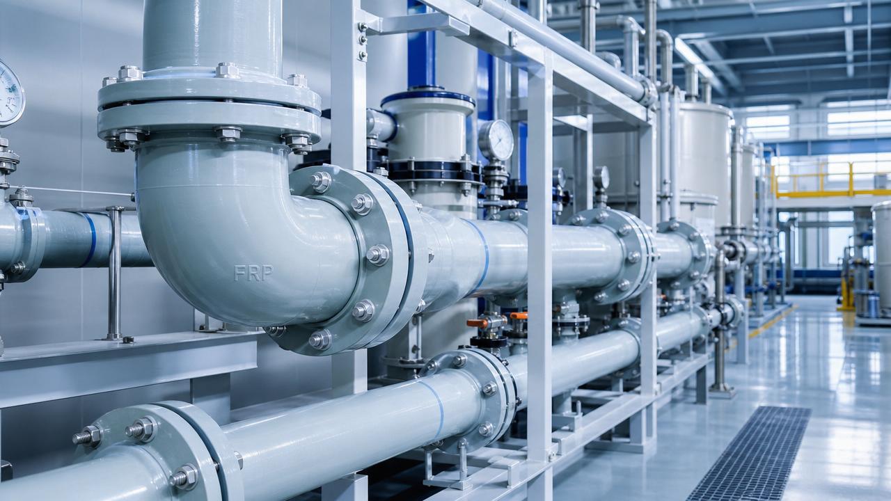 corrosion resistant FRP pipe helps solve hidden corrosion risks