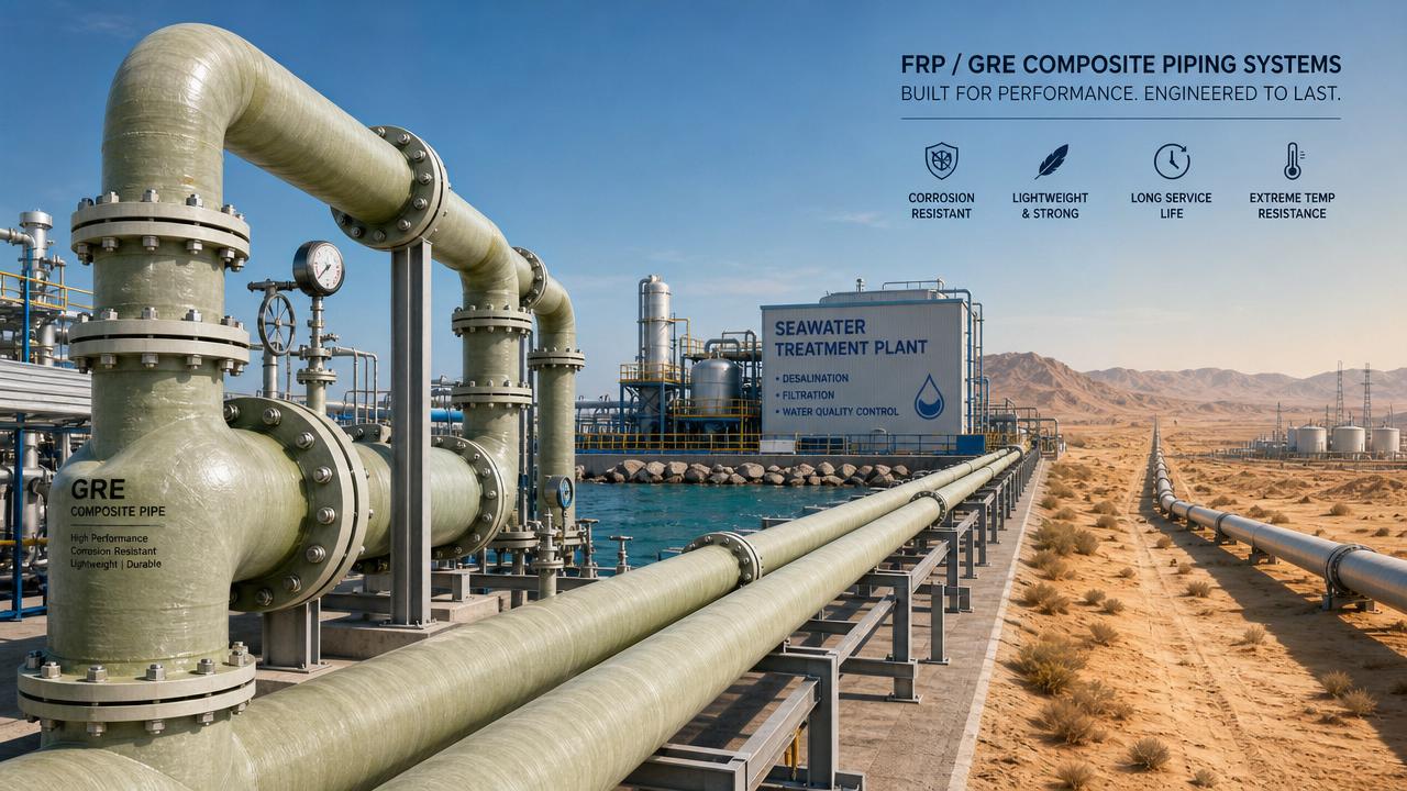 FRP pipe for oil and gas can reduce downtime in tough fields