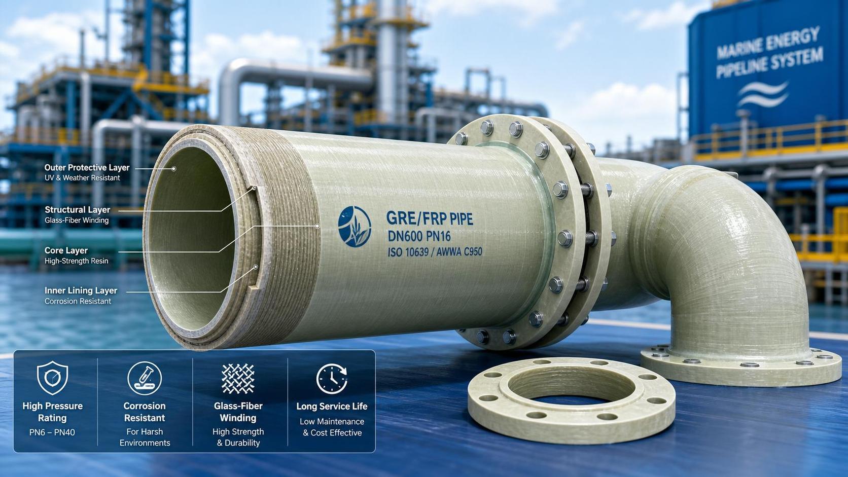 FRP Pipe Pressure Ratings Explained Simply FRP Pipe Pressure Ratings Explained Simply