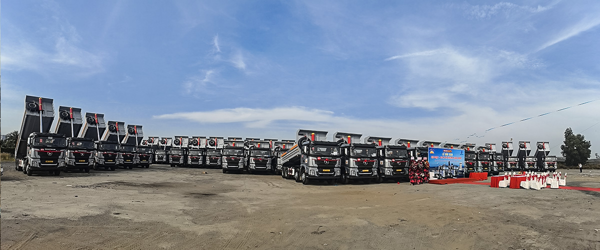 Delivery of 100+ Heavy-Duty Dump Trucks