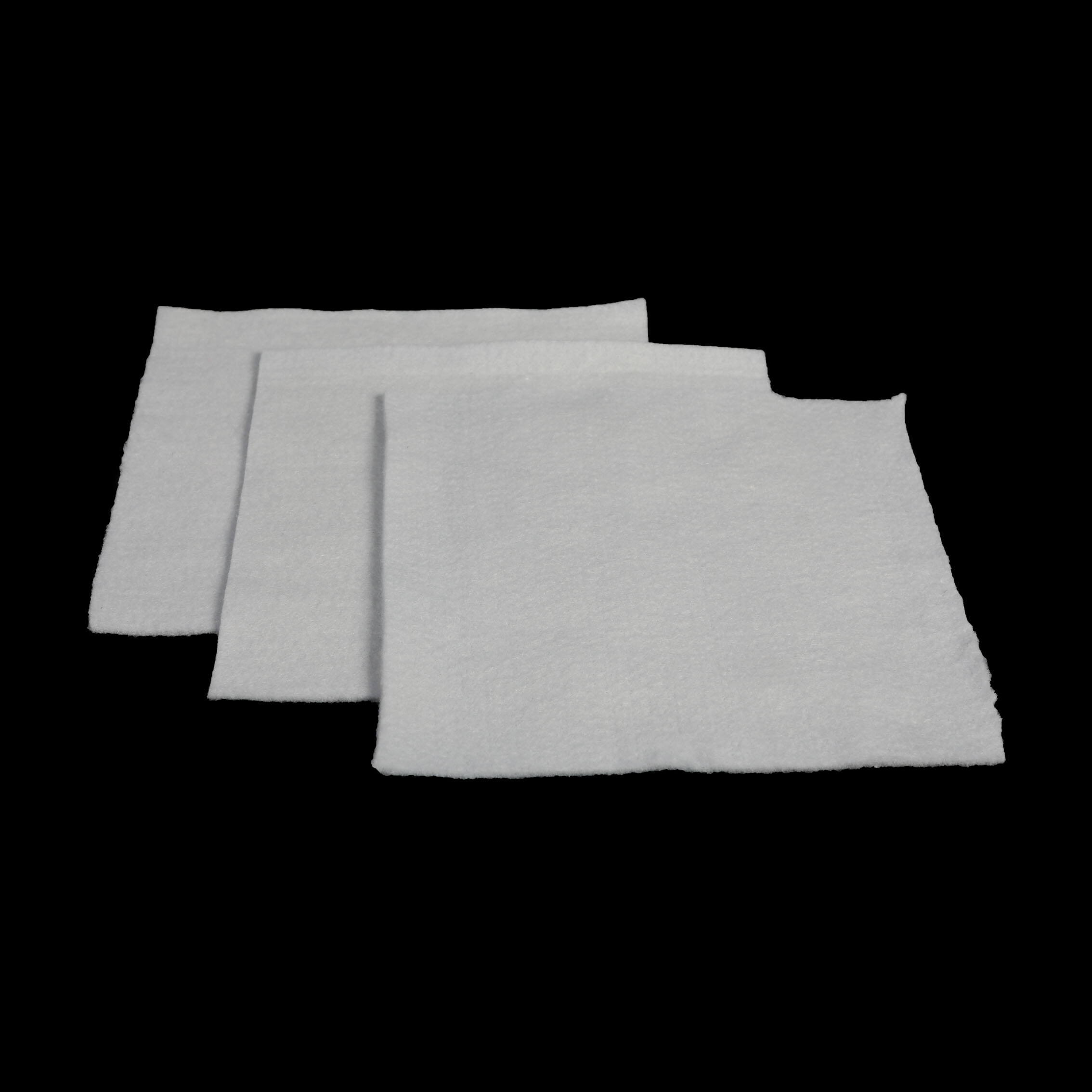 Short fiber needle-punched reinforced nonwoven geotextile