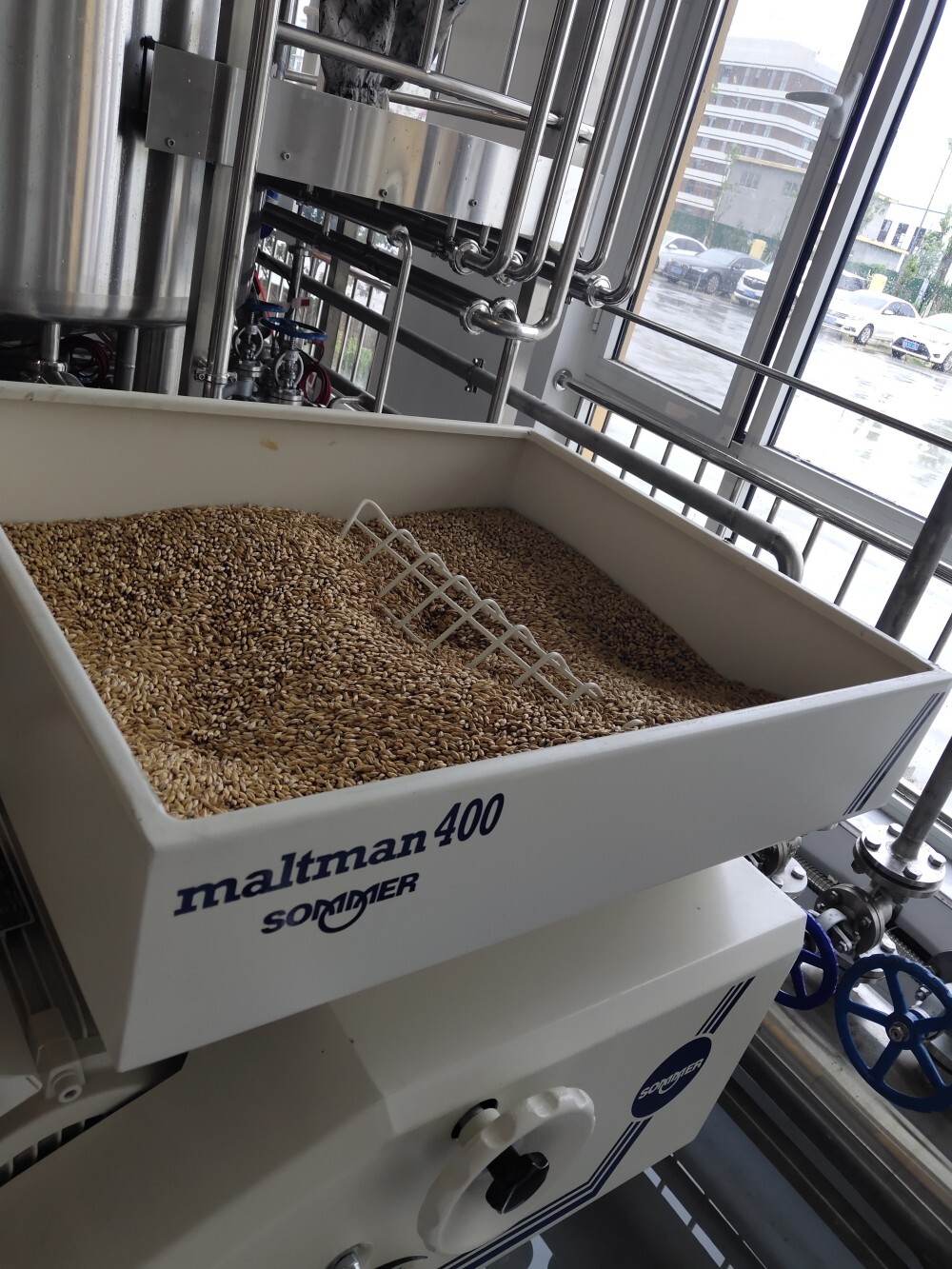 Graini handing system Malt mill