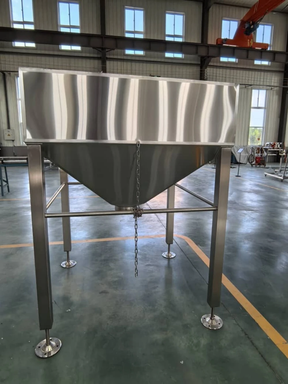 Grist hopper
