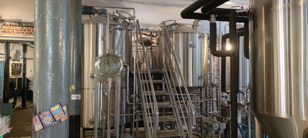500L 2 Tank 3 Vessel Brewhouse