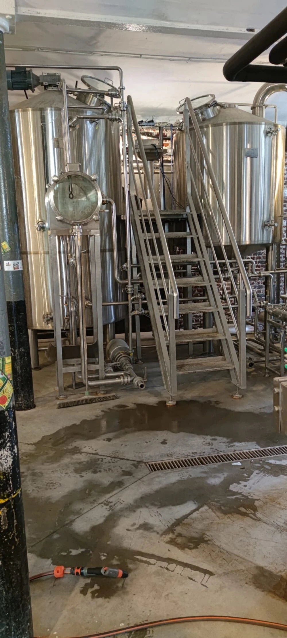 500L 2 Tank 3 Vessel Brewhouse