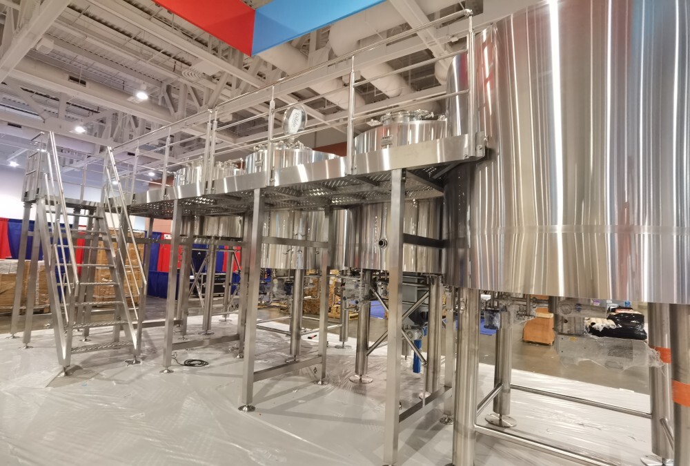 20BBL Vier-Gefäß-Automatische Brauanlage