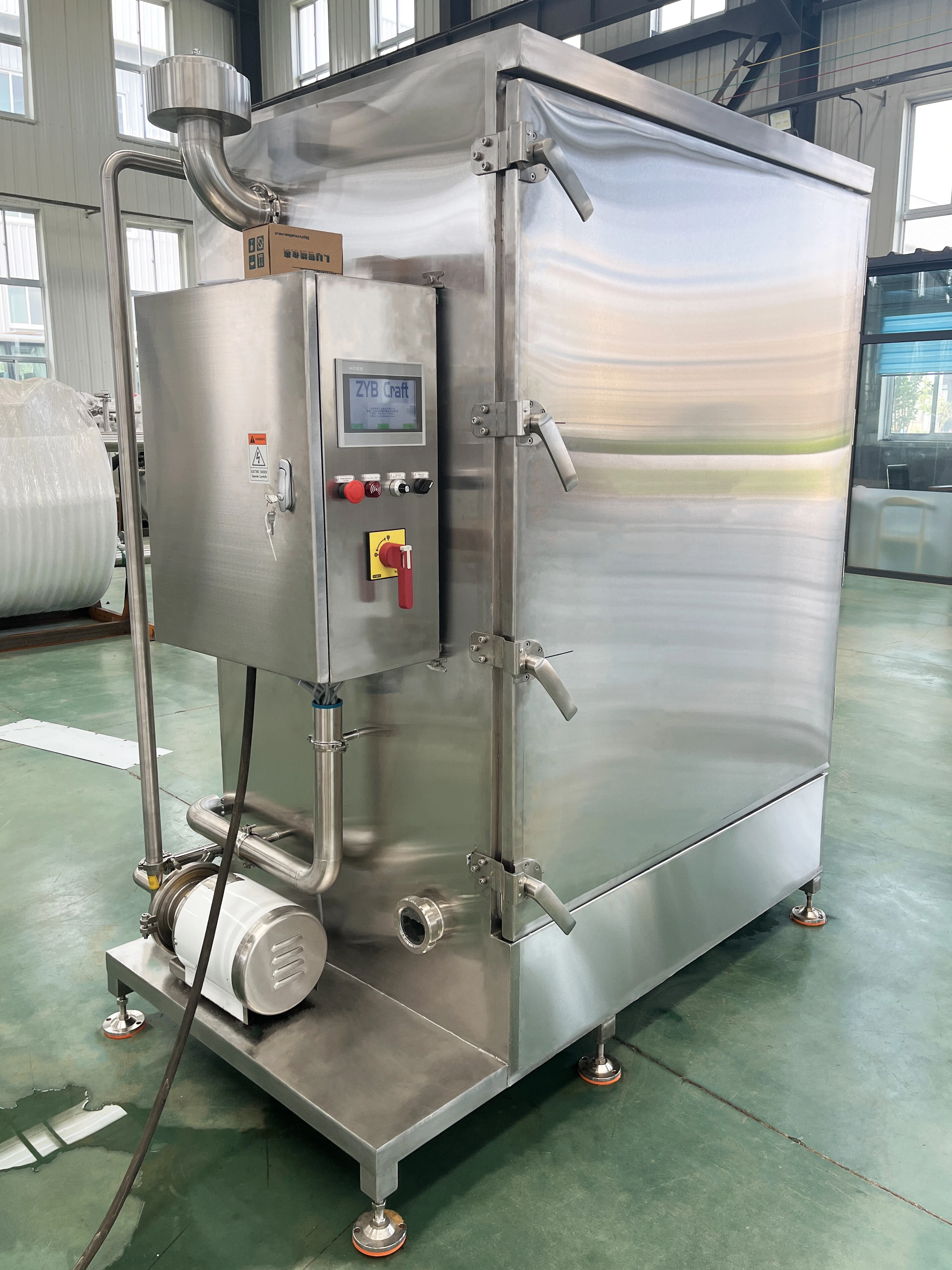Chamber pasteurizer PLC control