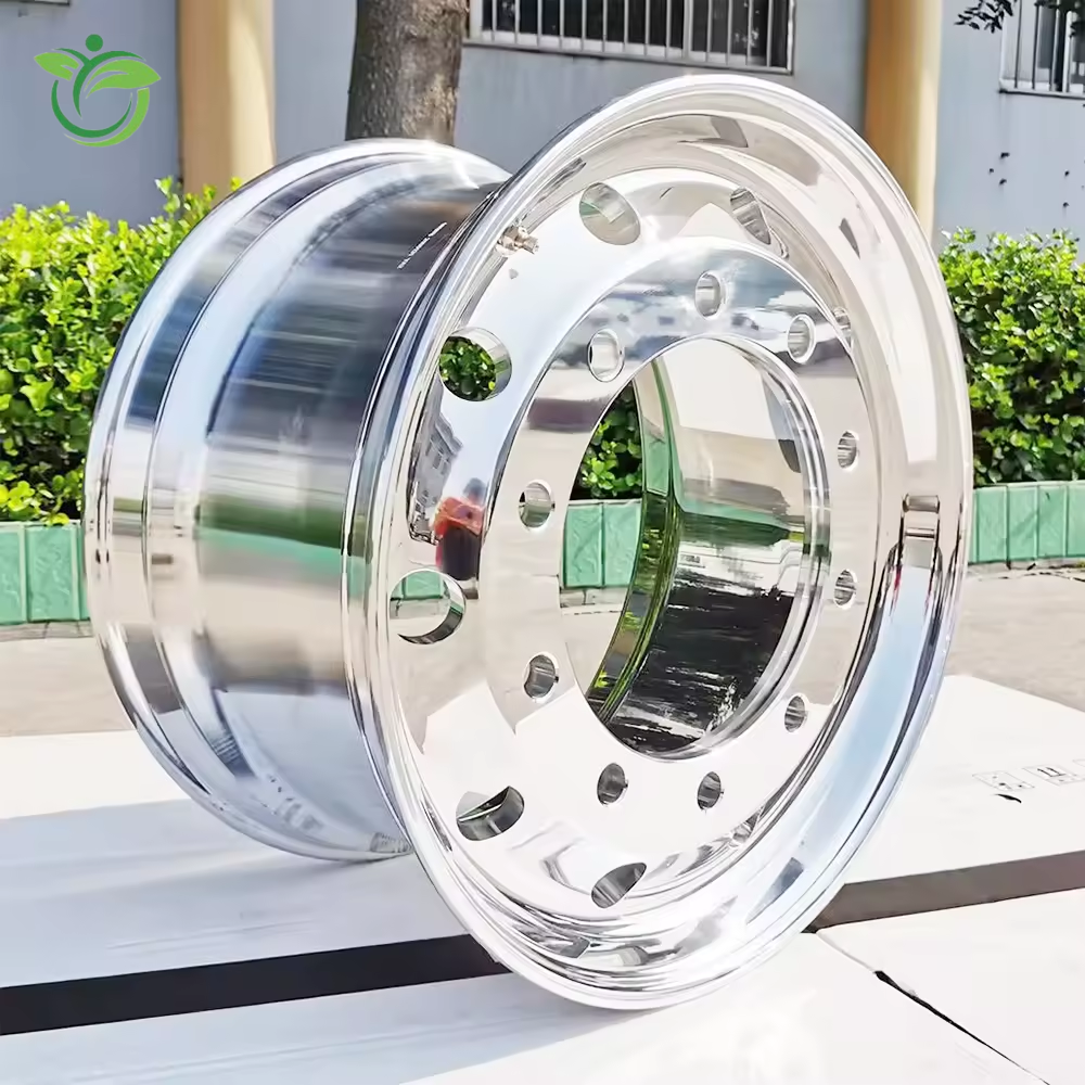 China Factory 22.5X9.00 Tubeless Steel Wheel Rim with 8 or 10 Holes for Heavy Truck