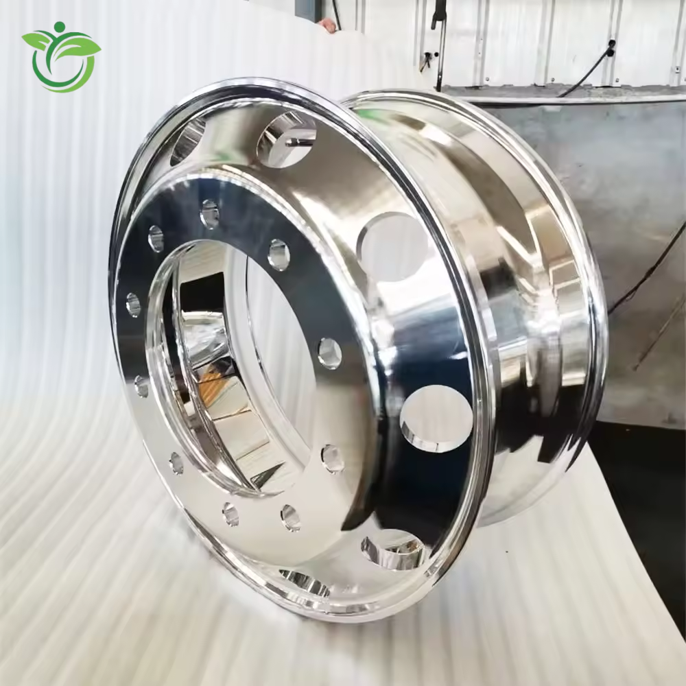 China Factory 22.5X9.00 Tubeless Steel Wheel Rim with 8 or 10 Holes for Heavy Truck