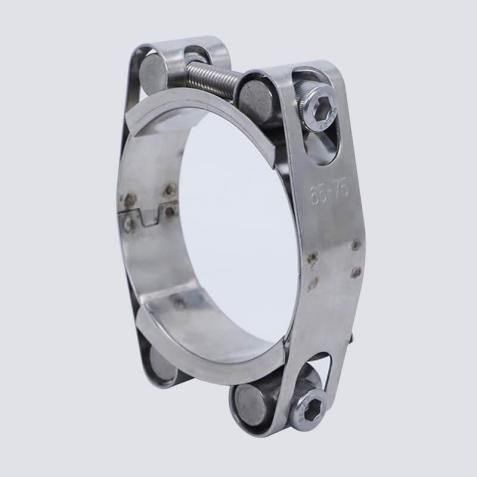 Double Bolts Heavy Duty Hose Clamp