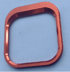 Aluminiumlegierung orange rote Oxidation