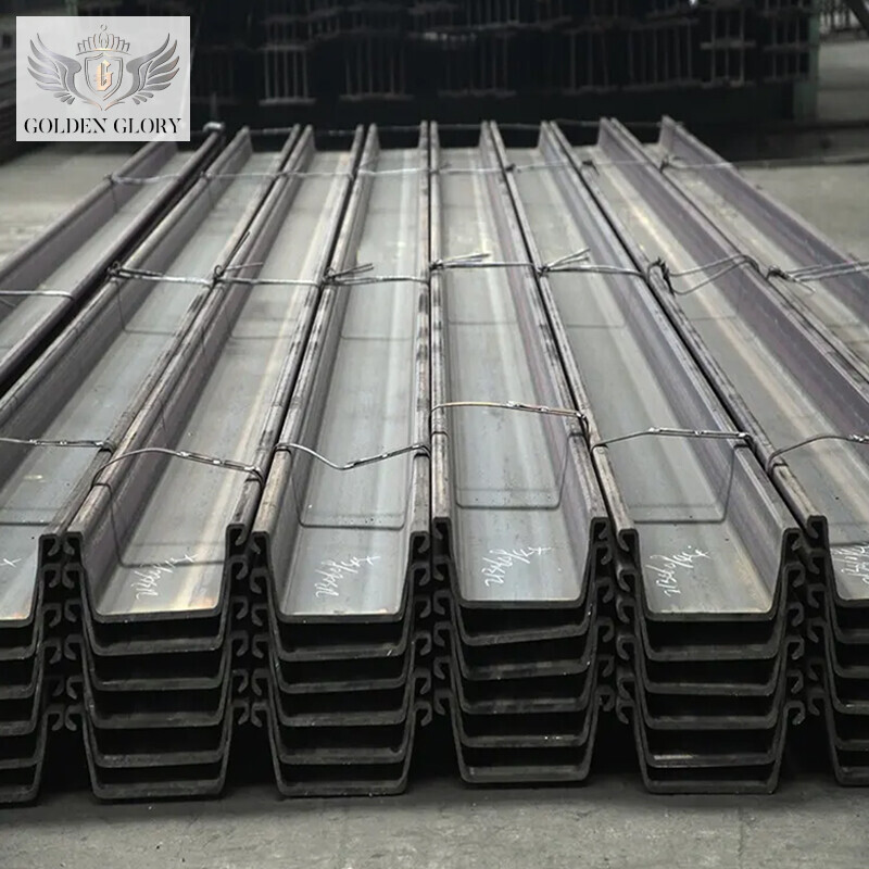  S355 SS400 Type 2 SY295 U-Shaped Steel Sheet Pile