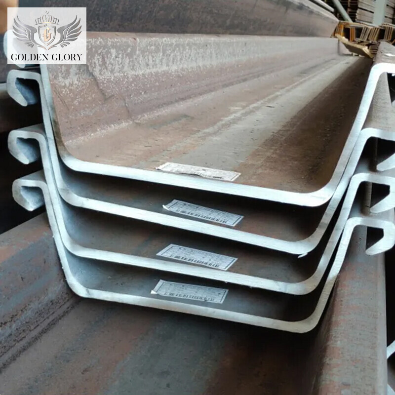  S355 SS400 Type 2 SY295 U-Shaped Steel Sheet Pile