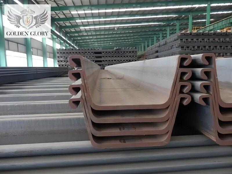  S355 SS400 Type 2 SY295 U-Shaped Steel Sheet Pile