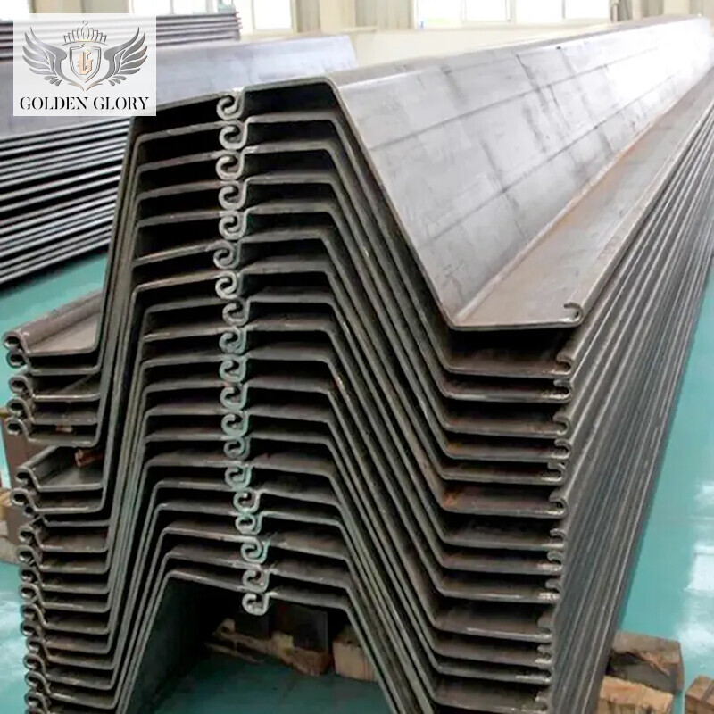  S355 SS400 Type 2 SY295 U-Shaped Steel Sheet Pile