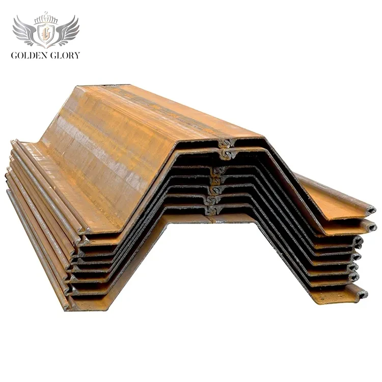 ASTM A36  EN S275JR S355JR Z-Type Steel Sheet Pile