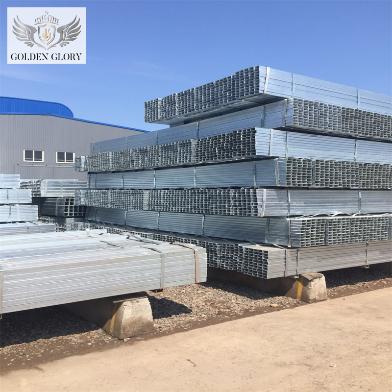 DX51D+Z60 Z80 S235JR Galvanized Square Tube