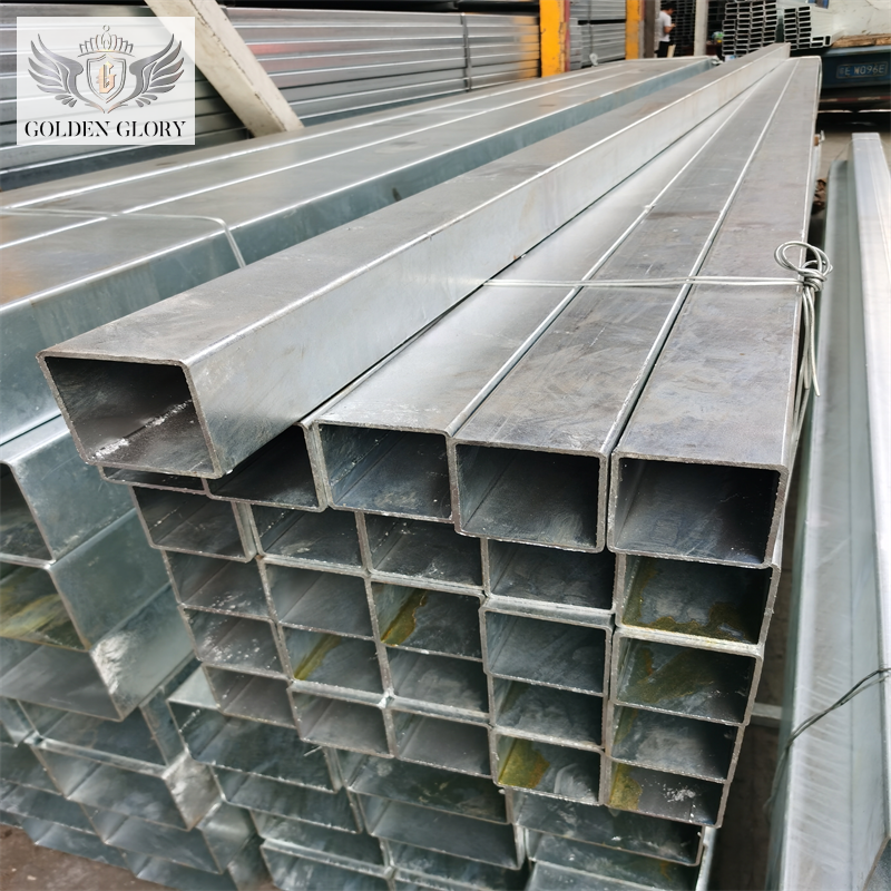 DX51D+Z60 Z80 S235JR Galvanized Square Tube