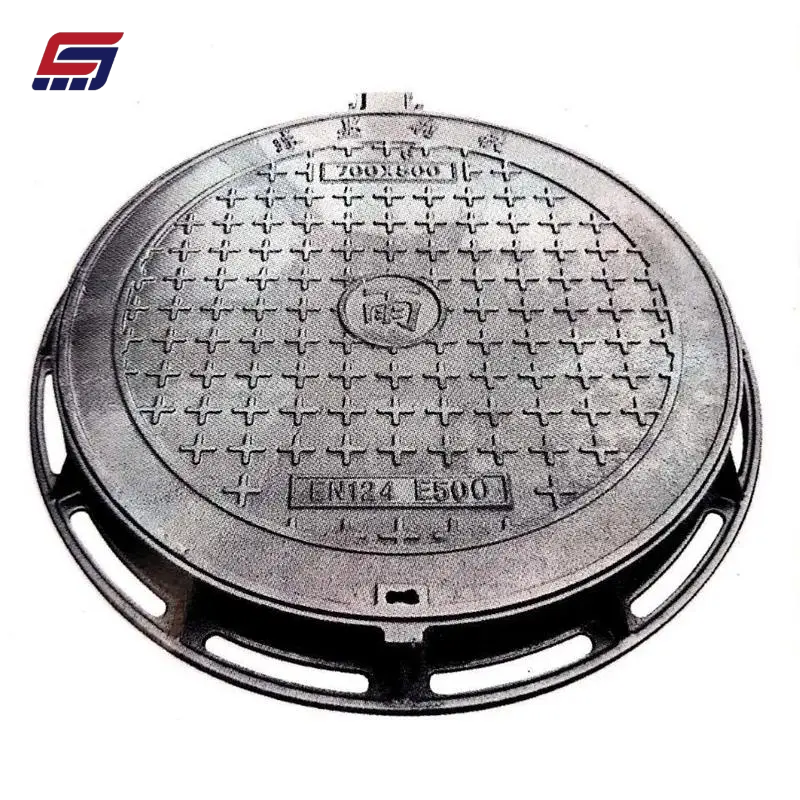 OEM/ODM Heavy Duty Sewer Manhole Covers D400 E600 F900 Ductile Iron Manhole Covers