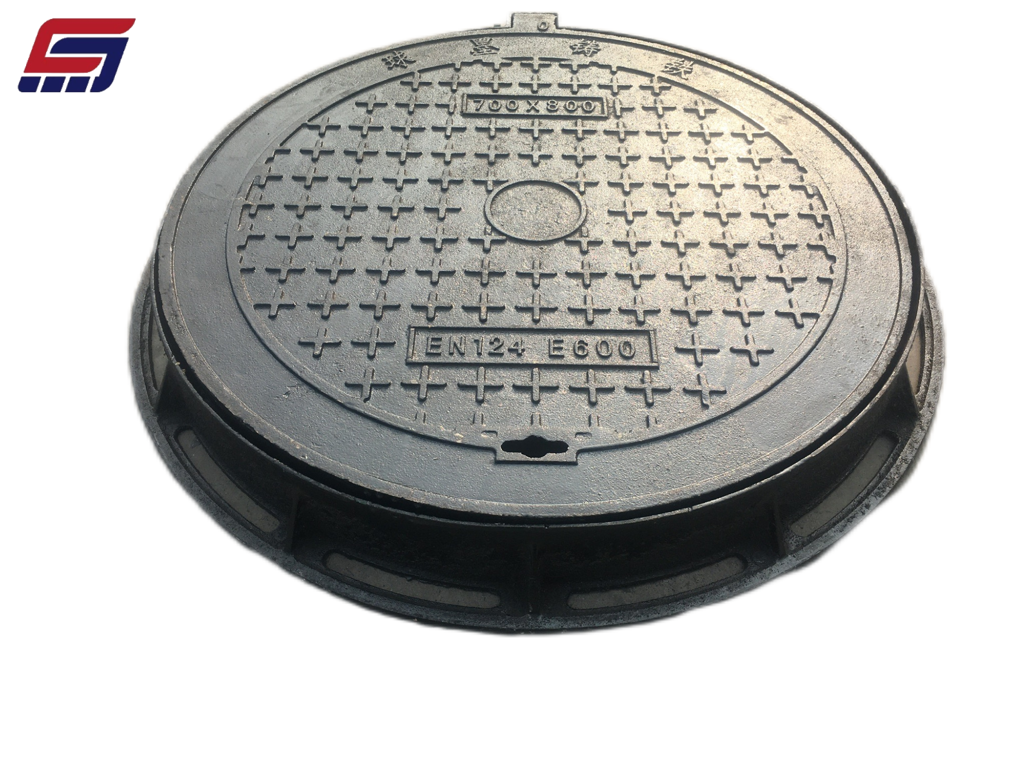 High Strength EN124 Ductile Cast Iron Square and Round Manhole Cover High Strength EN124 Ductile Cast Iron Square and Round Manhole Cover