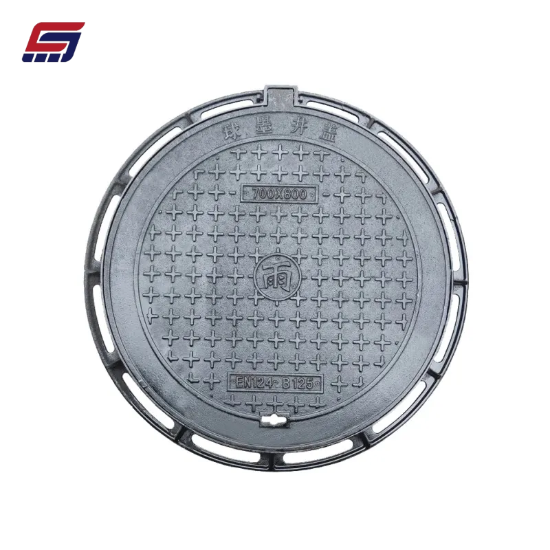 Low Price 600*450 EN24 D400 C250 Ductile Iron Manhole Cover Low Price 600*450 EN24 D400 C250 Ductile Iron Manhole Cover