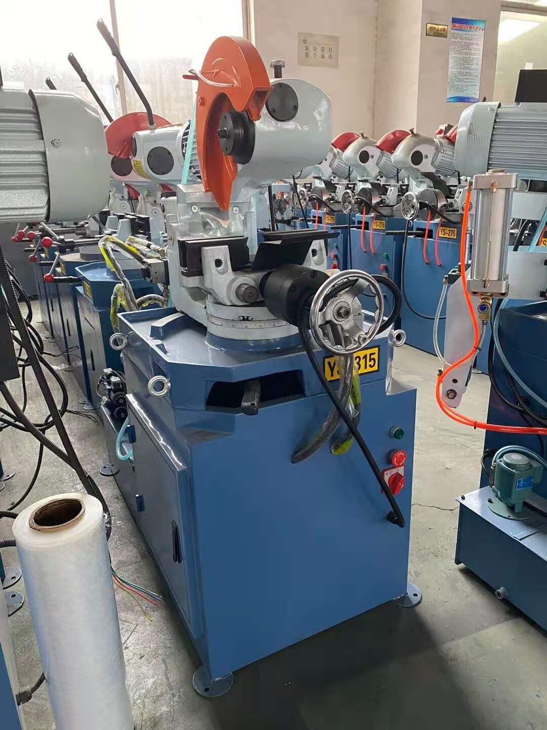 MR-315  Semi-automatic hydraulic pipe cutting machine