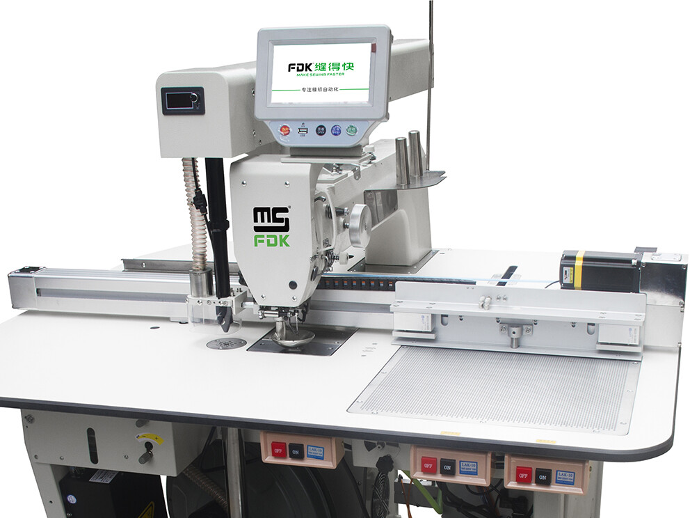 MS-12M.LST INTELLIGENT INLINE COMPACT SEWING LASER TEMPLATE MACHINE (TOP) 