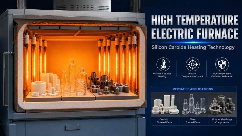 Silicon Carbide Heating Element Applications in Ceramics, Glass, and Powder Metallurgy Silicon Carbide Heating Element Applications in Ceramics, Glass, and Powder Metallurgy