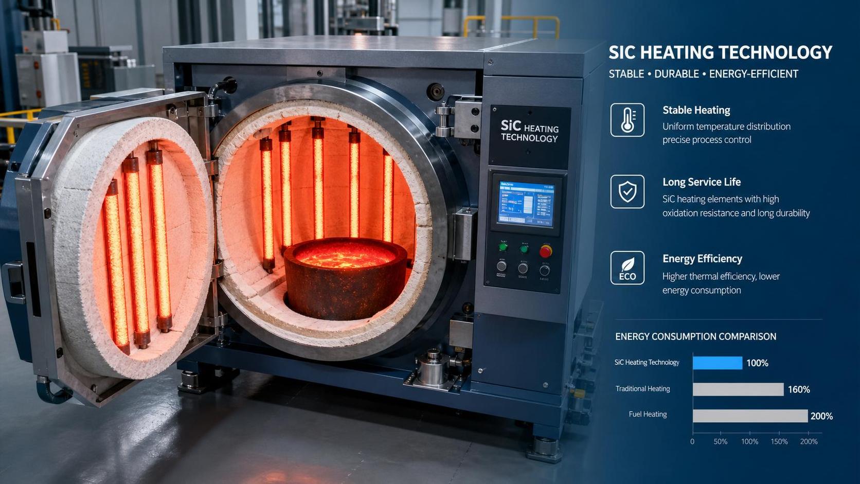 How to Evaluate SiC Heating Element Cost Beyond Unit Price