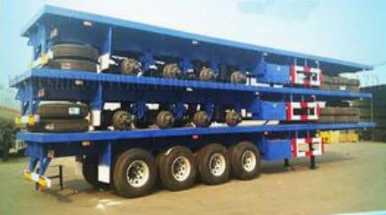SHACMAN 4 Axles Flatbed Trailer