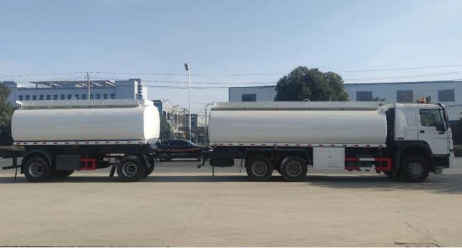 Remorque SHACMAN avec réservoir de carburant de 20 000 L