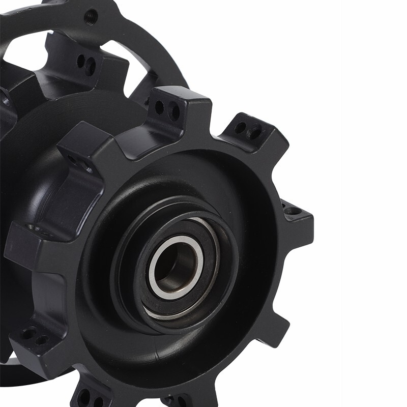 Moyeu de roue de moto en alliage d'aluminium moulé sous pression, personnalisé