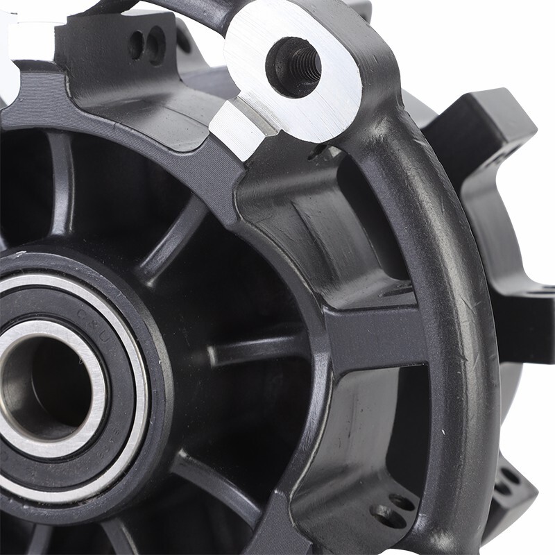 Moyeu de roue de moto en alliage d'aluminium moulé sous pression, personnalisé