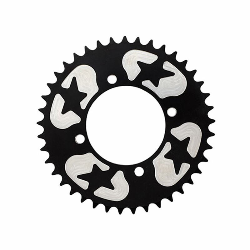 Pignon en alliage d'aluminium CNC pour motocyclette Pignon en alliage d'aluminium CNC pour motocyclette