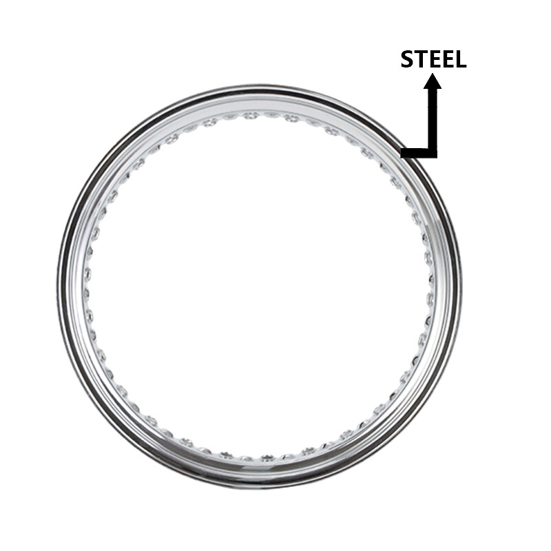 Jantes de moto en acier à rayons vendues à chaud