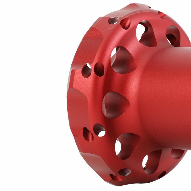 Nouveau style de moyeux en aluminium pour motos personnalisées supermotor