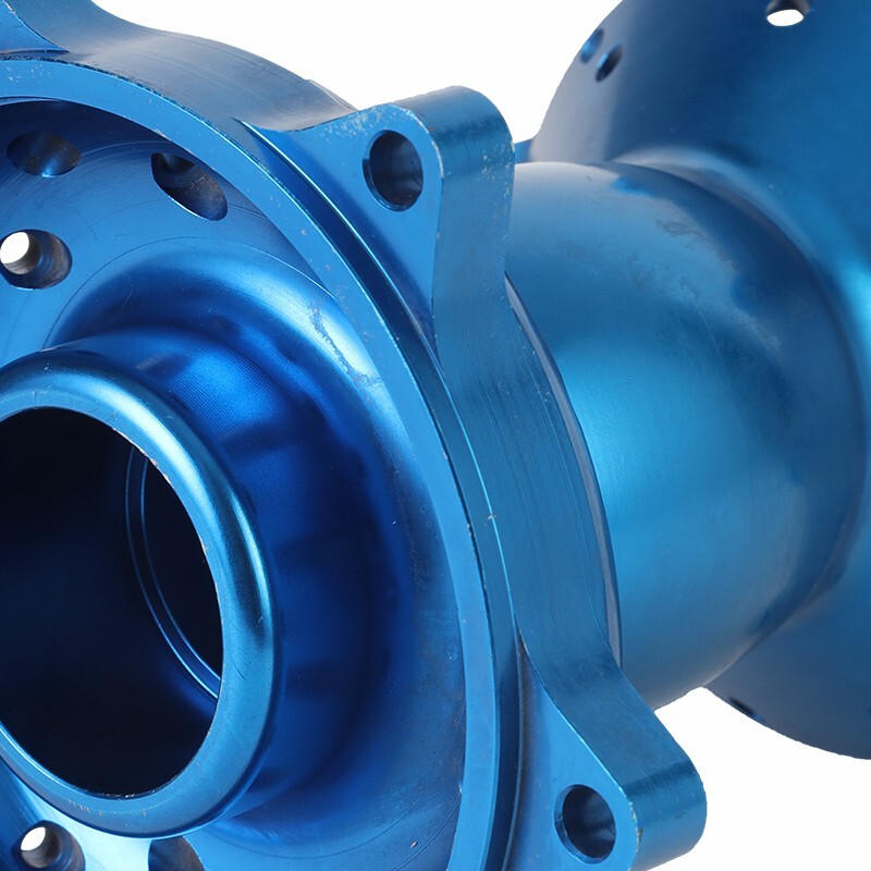 Moyeu de roues de moto en alliage d'aluminium usiné CNC en usine