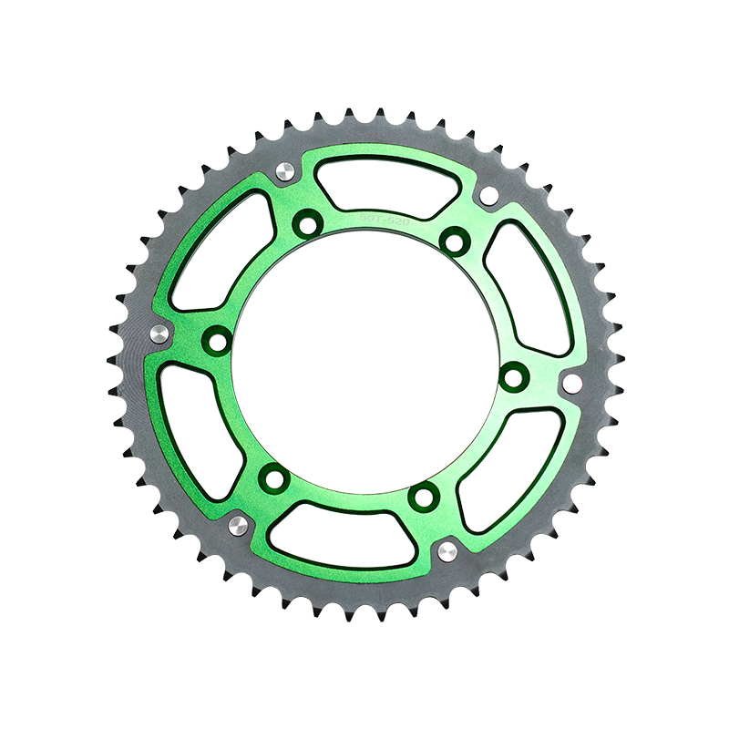 Roue de moto en alliage d'aluminium 45# pignon en acier et aluminium Roue de moto en alliage d'aluminium 45# pignon en acier et aluminium