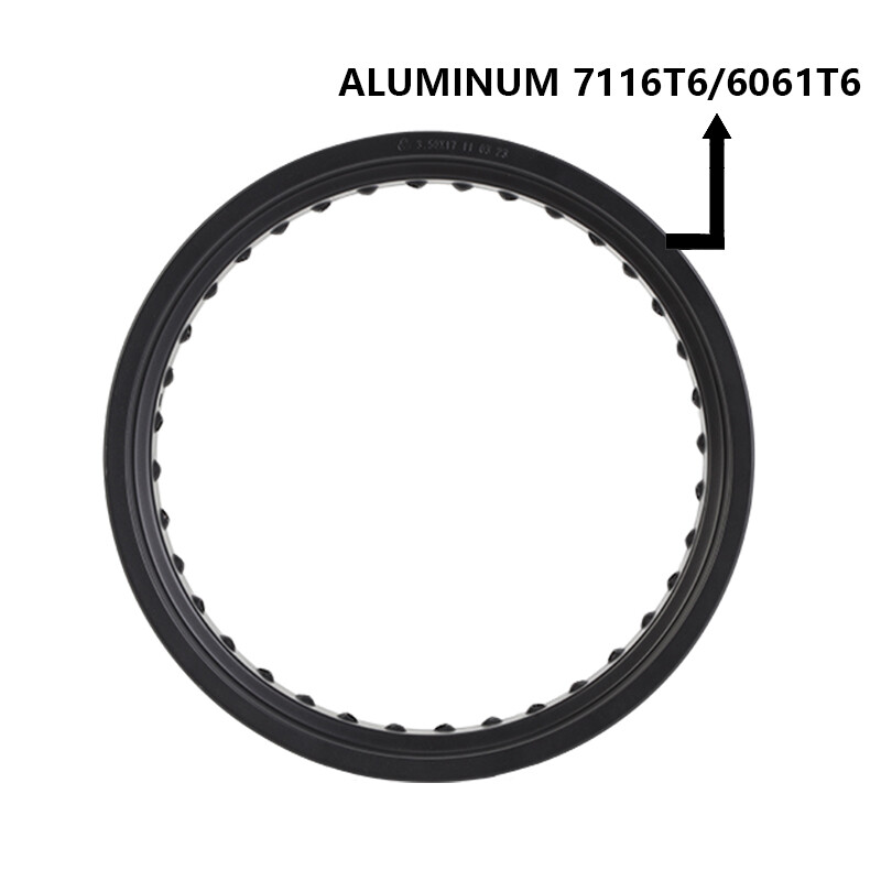 Custom moto ruote in alluminio cerchi 17x3.5