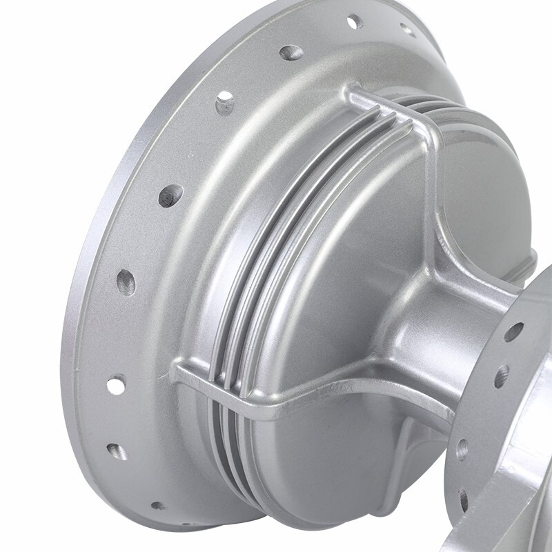 Producción de la fábrica de fundición de aleación de aluminio cubo de la llanta de la rueda de la motocicleta