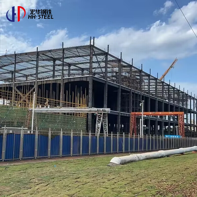 Design and installation of steel structure workshops, durable steel structure workshops with excellent performance