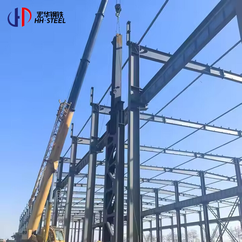 Design and installation of steel structure workshops, durable steel structure workshops with excellent performance